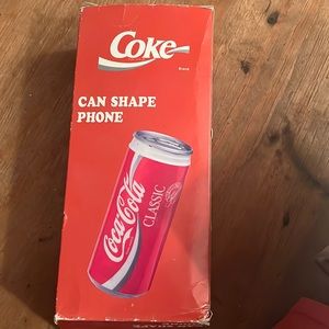 Coca Cola can phone used in box